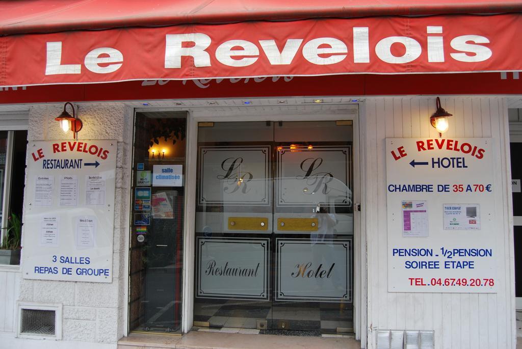 Le Revelois Restaurant Hotell Béziers Eksteriør bilde